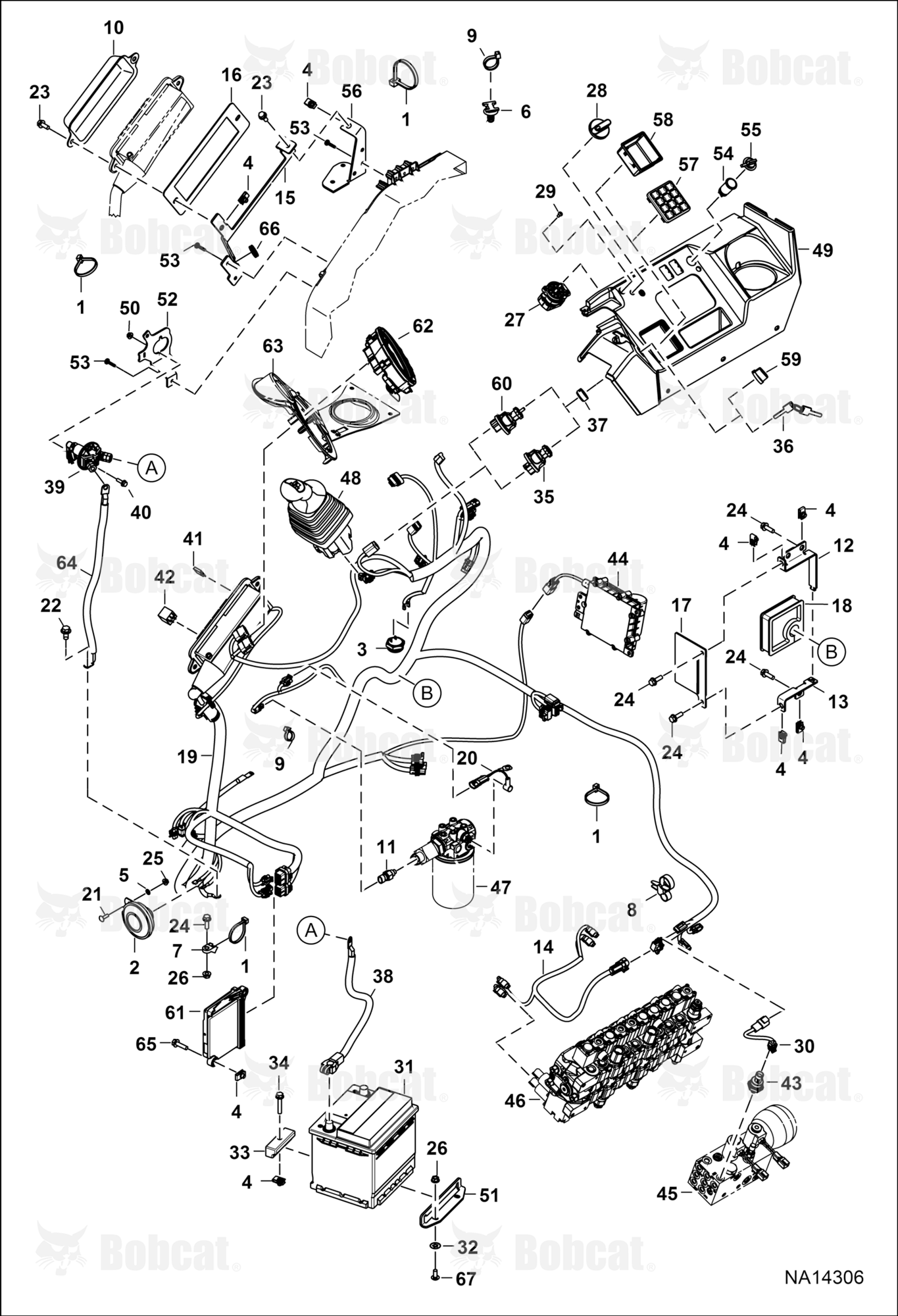 Controls Electrical (RH Console)  ACRA15250 & Above