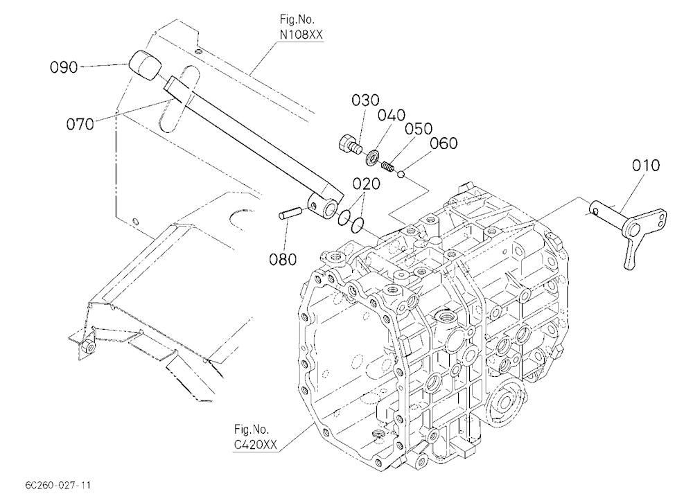 Front Wheel Drive Lever