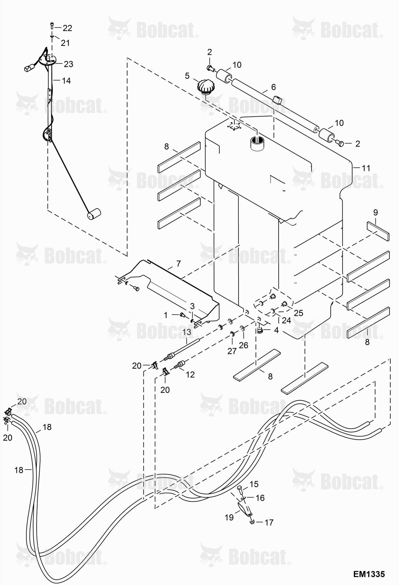Fuel Tank Installation  A8G811001 - A8G812999, A8G911001 - A8G912999