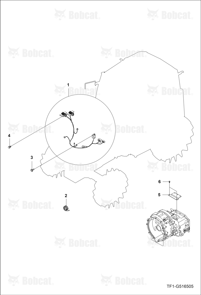 Engine Wire Harness Group ROPS