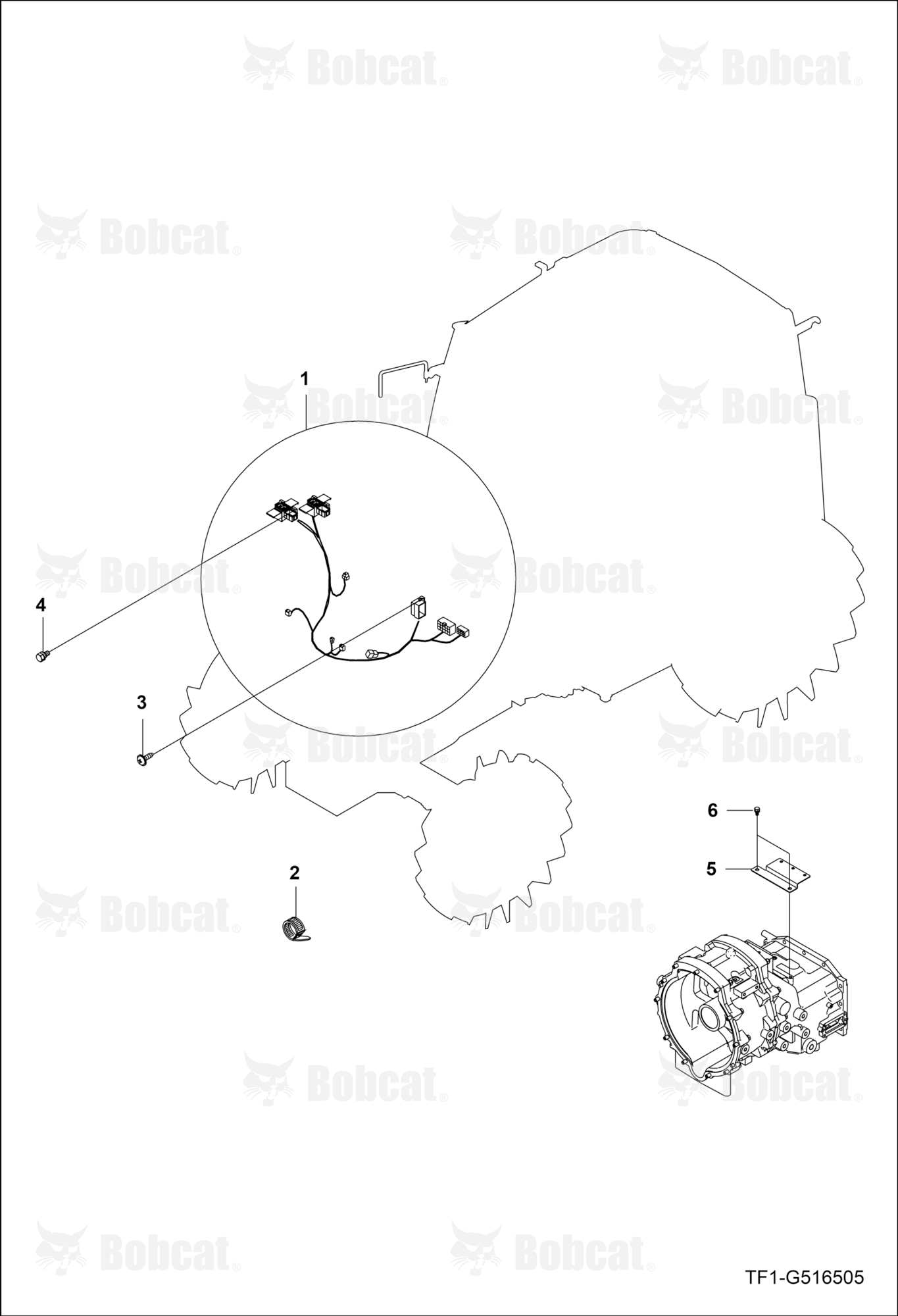 Engine Wire Harness Group ROPS