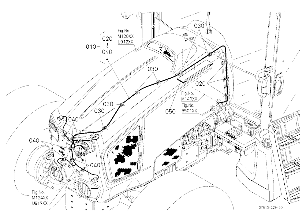 Bonnet Kit (Electrical Wiring) [Option]