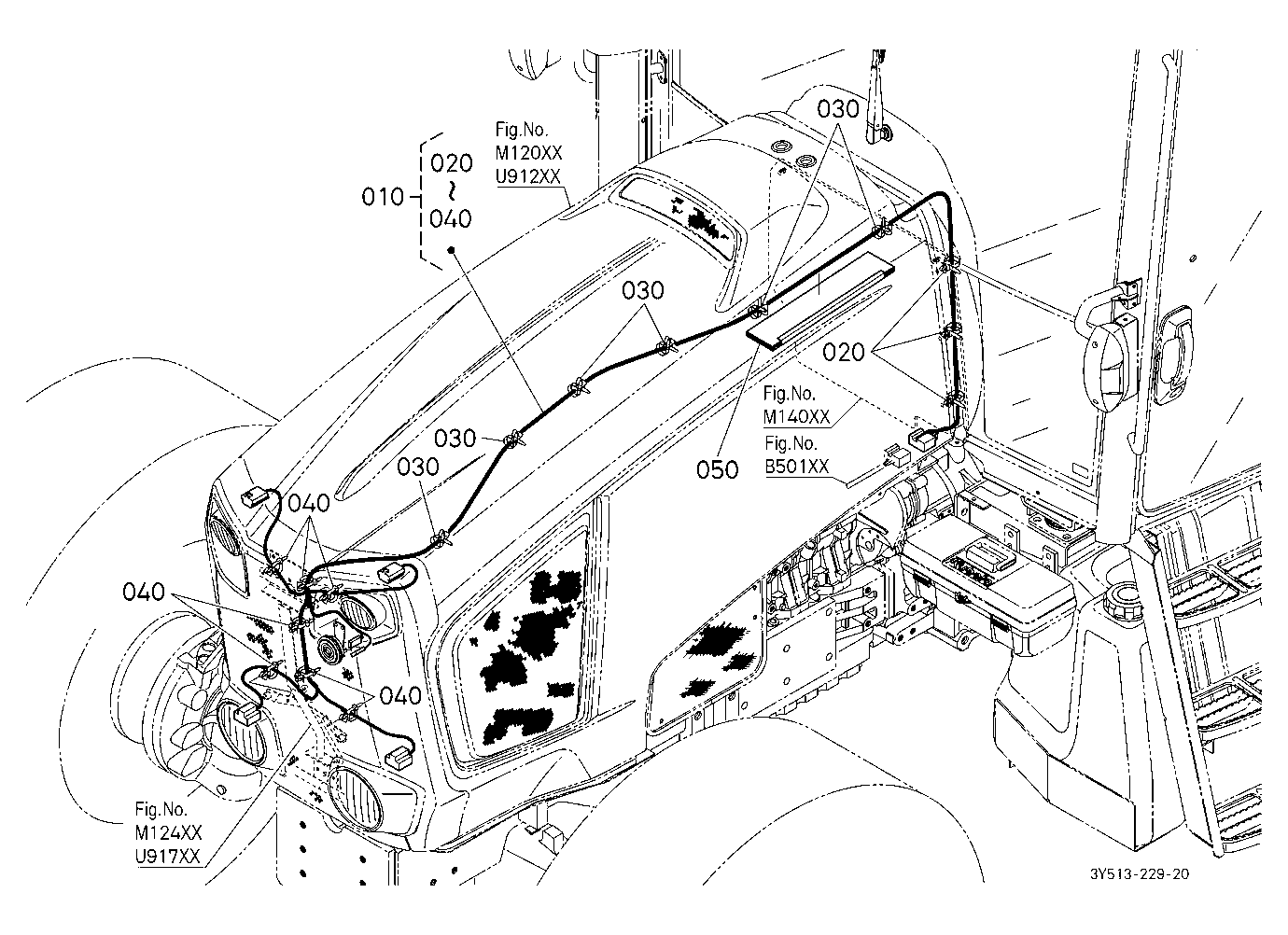 Bonnet Kit (Electrical Wiring) [Option]