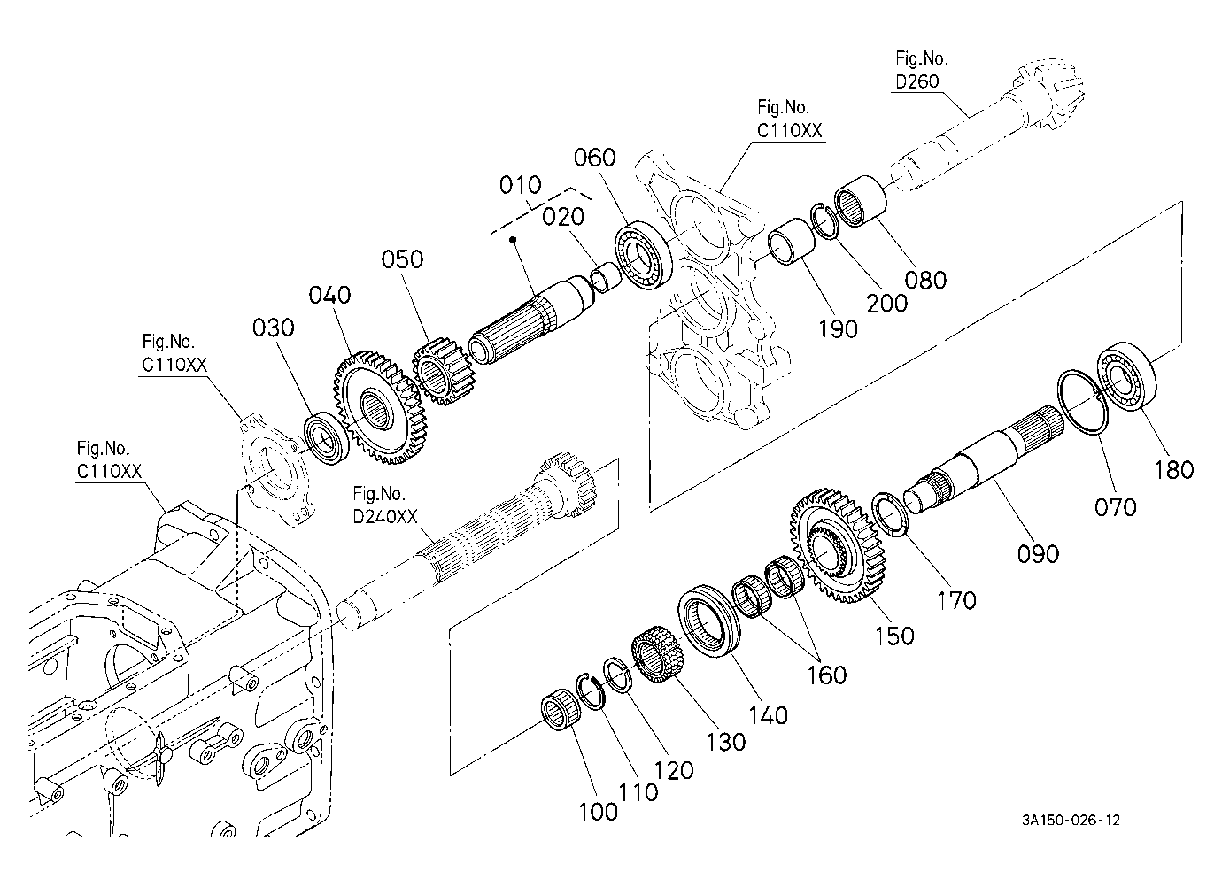 Range Gear Shaft