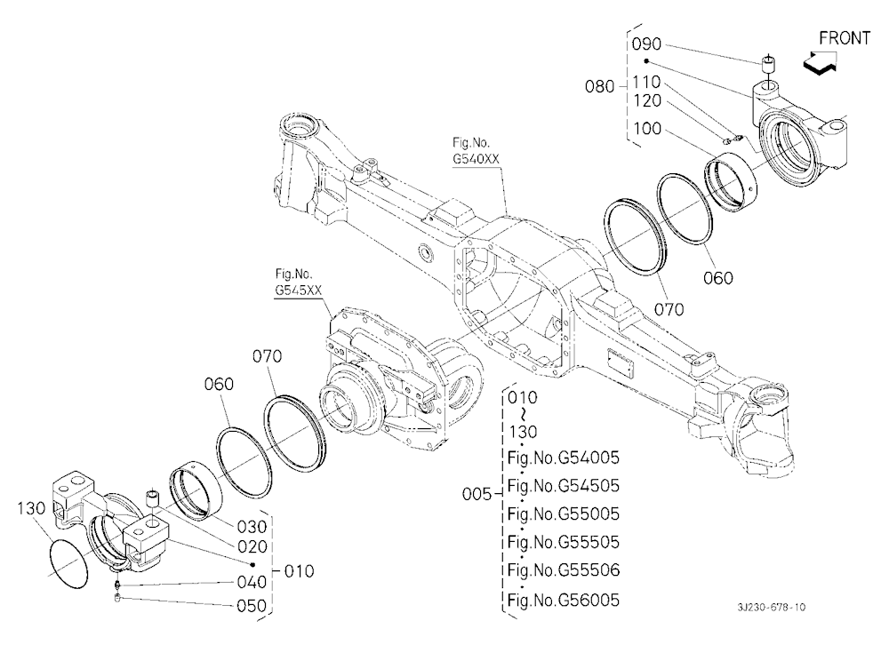 Front Axle Bracket [Front Axle Component] [W/O Fro
