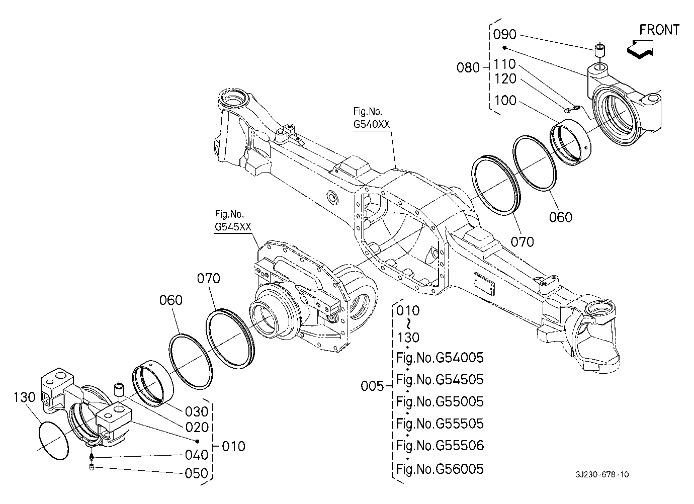 Front Axle Bracket [Front Axle Component] [W/O Fro