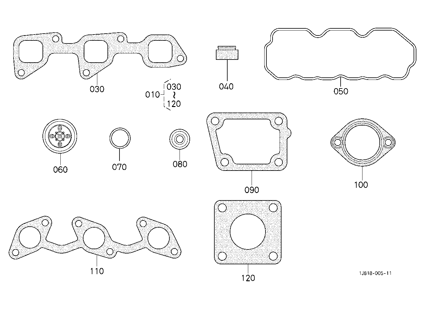 Upper Gasket Kit