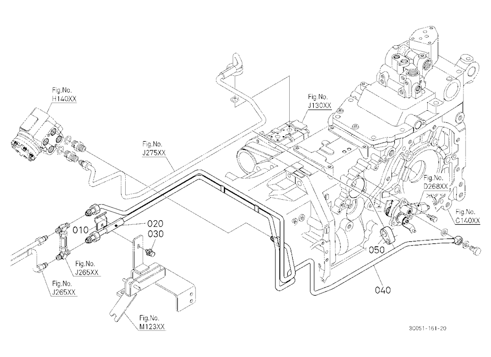 Hydraulic Oil Line (Controller/Pto) [Old]