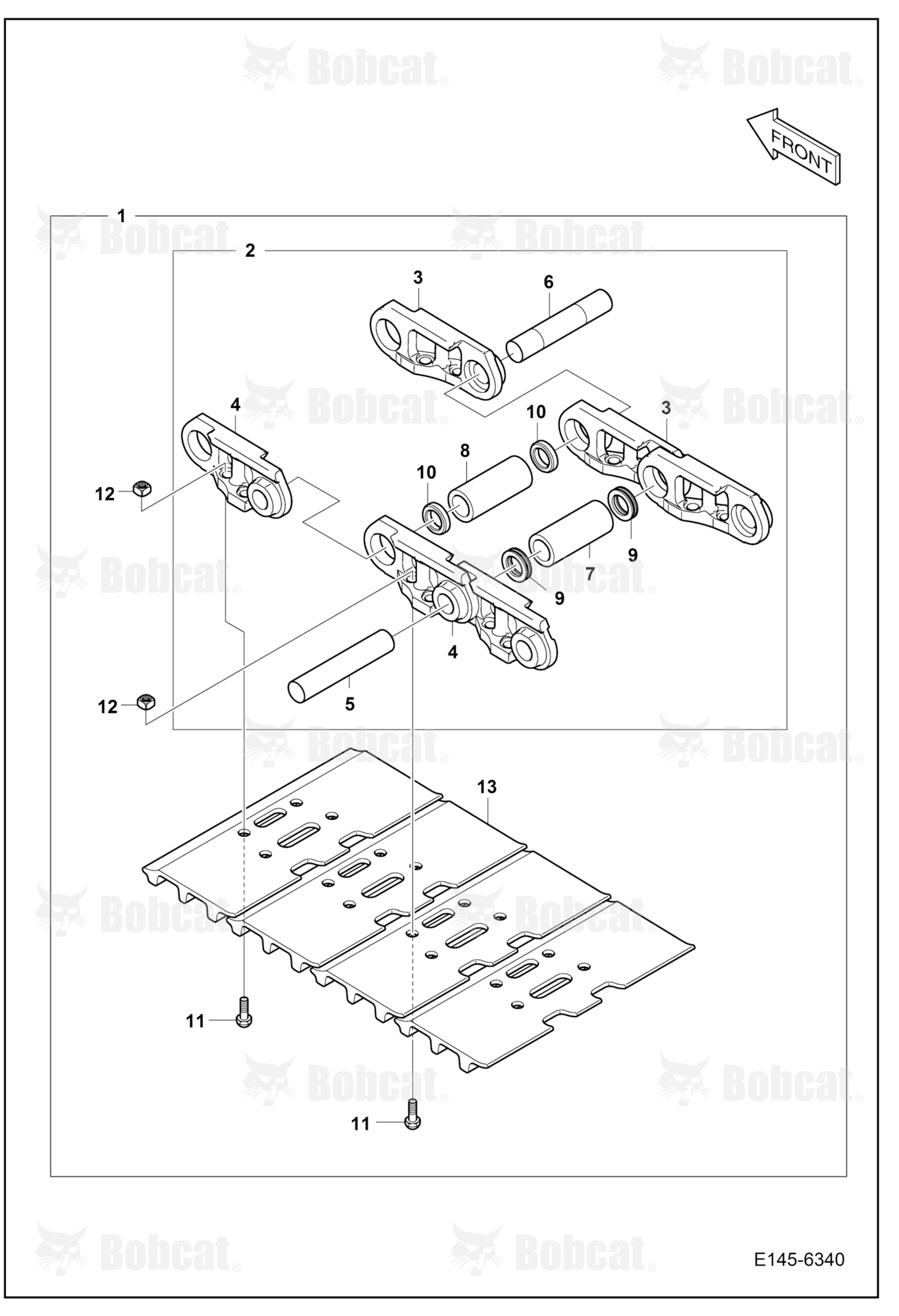 Track Shoe ASSY (600mm)