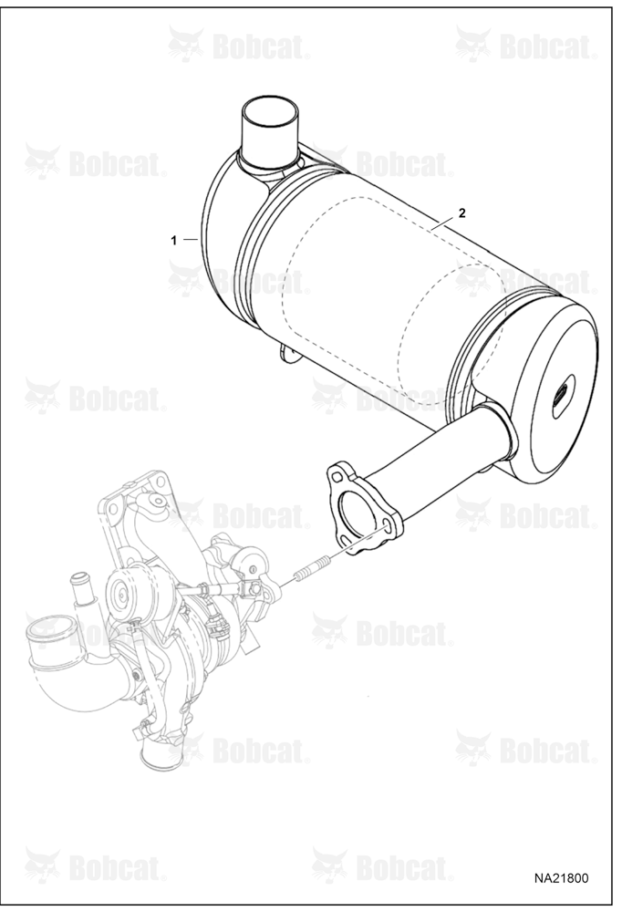 Muffler DOC Assembly