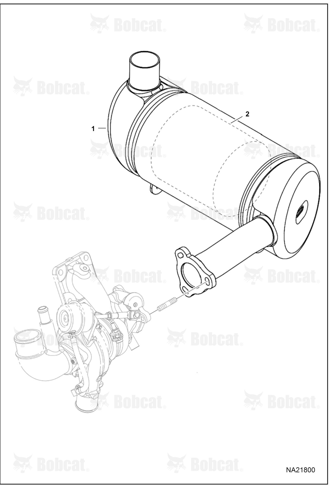 Muffler DOC Assembly