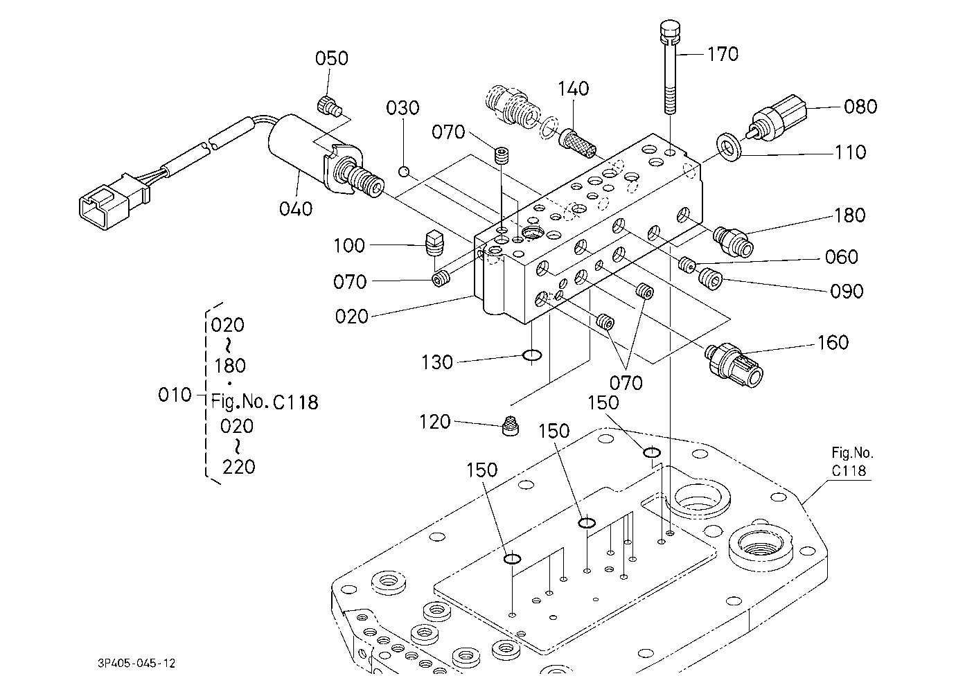 Power Shift Valve (Upper) [Component Parts]