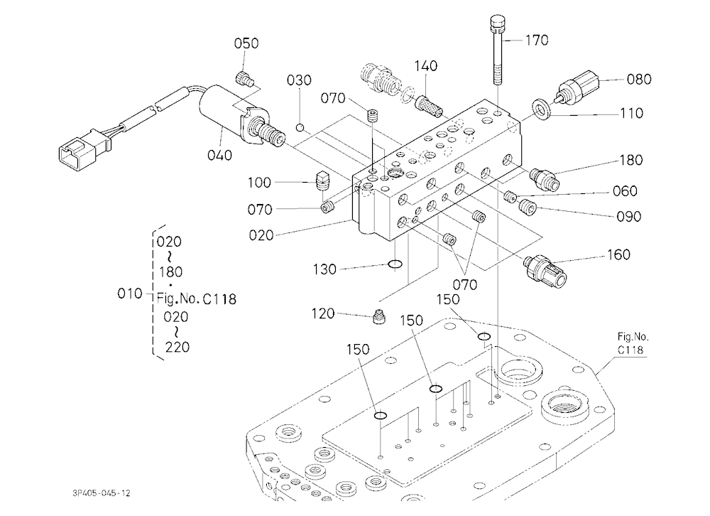 Power Shift Valve (Upper) [Component Parts]