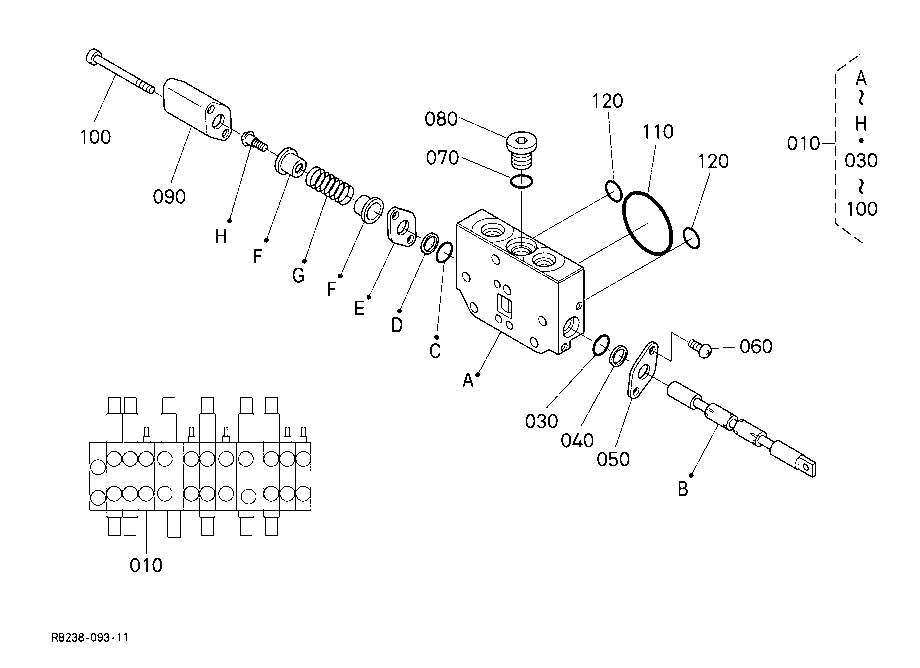 Spool Section (Travel Lh)