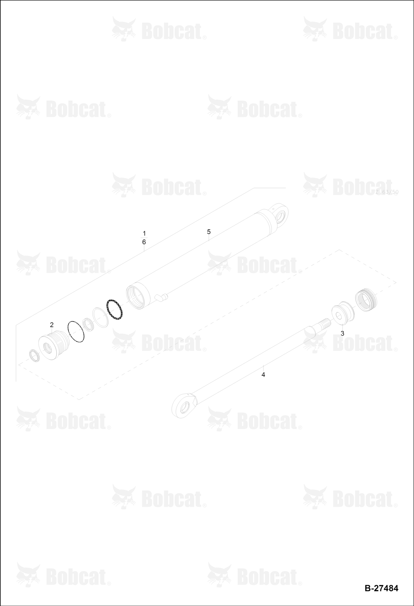 Prong Hydraulic Cylinder