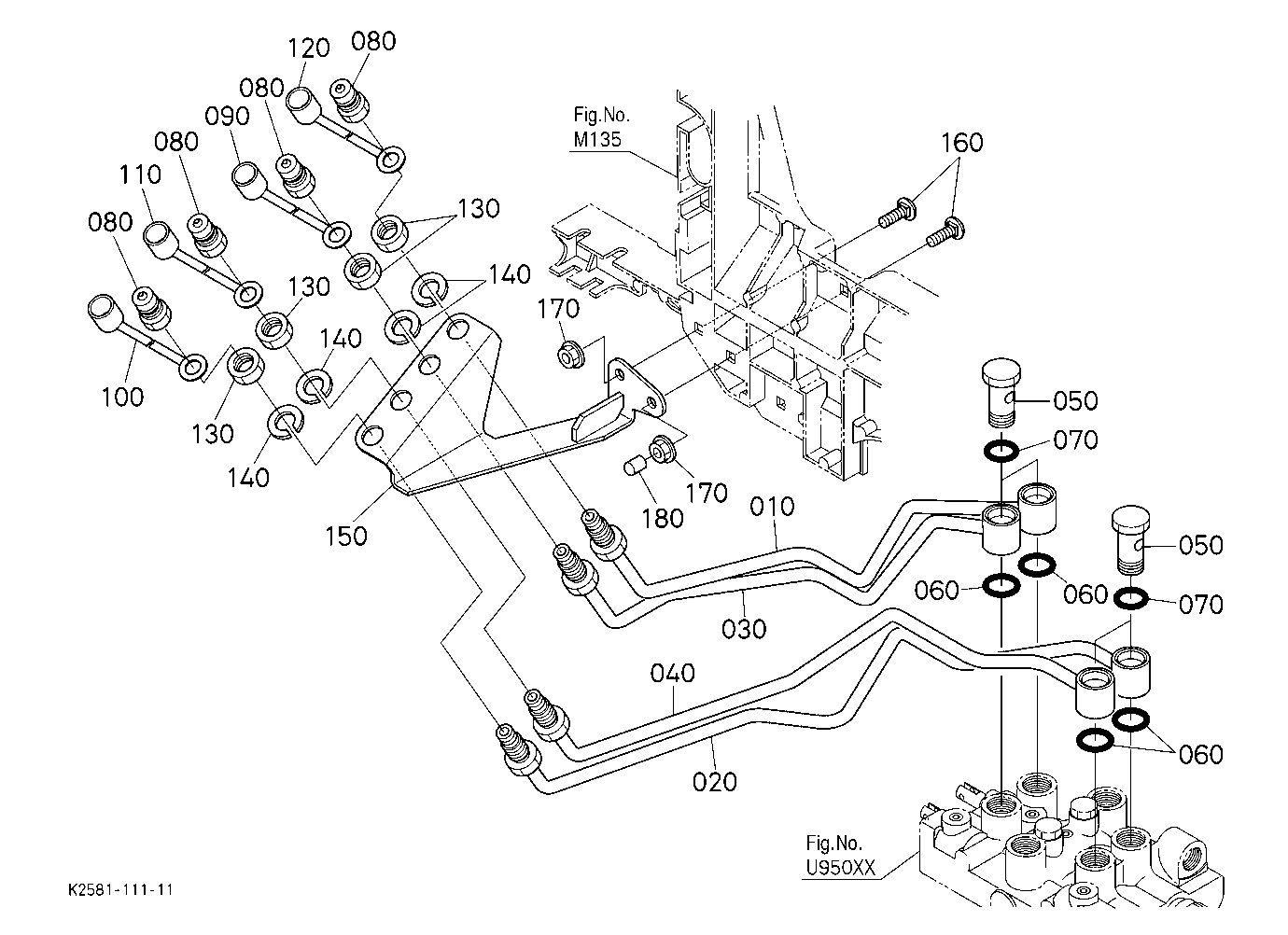 Front Control Valve Kit(Oil Line 1) [Option]