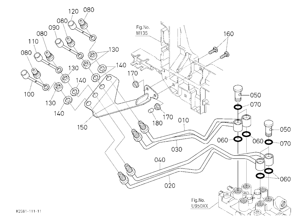 Front Control Valve Kit(Oil Line 1) [Option]