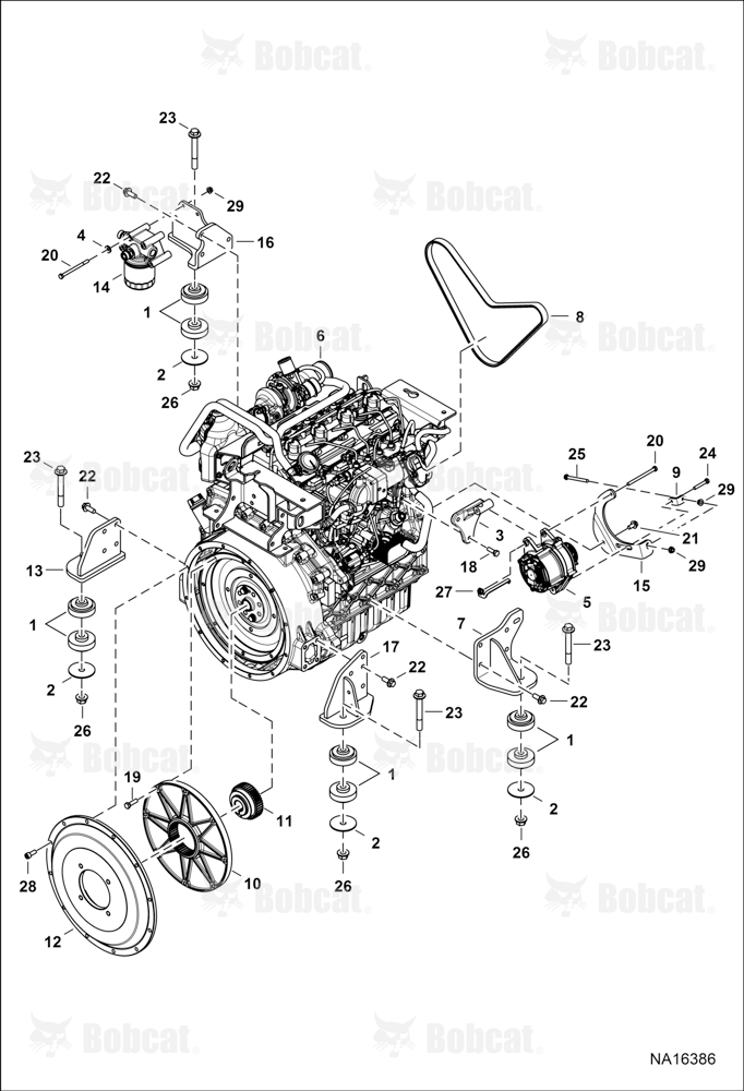 Engine & Attaching Parts (Engine Mounts)