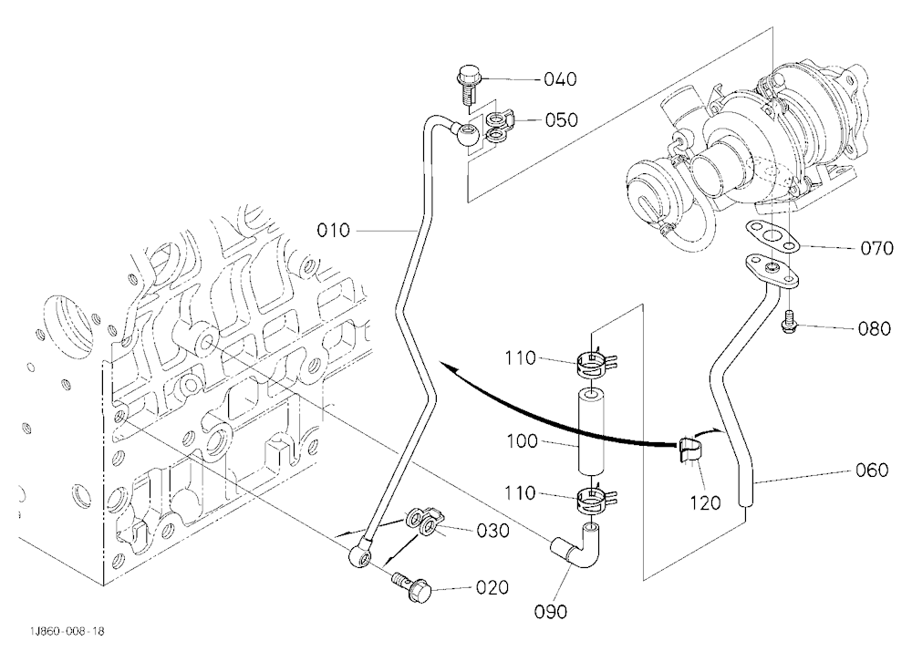 Oil Pipe(Turbo Charger)