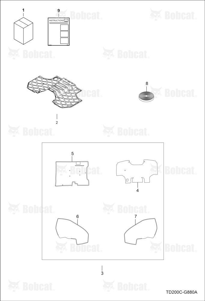 Interior Material Kit (Cab)