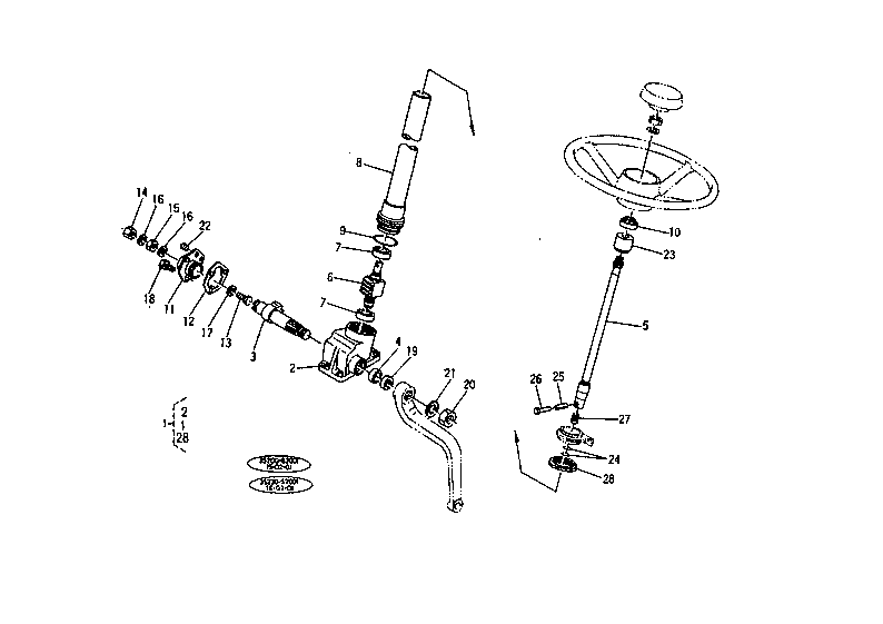 Steering Section Parts [4Wd]