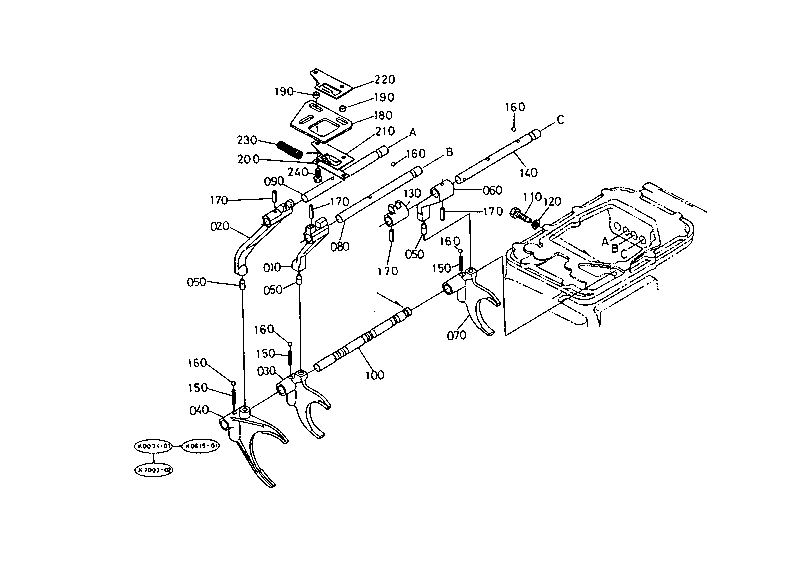 Main Gear Shift Fork