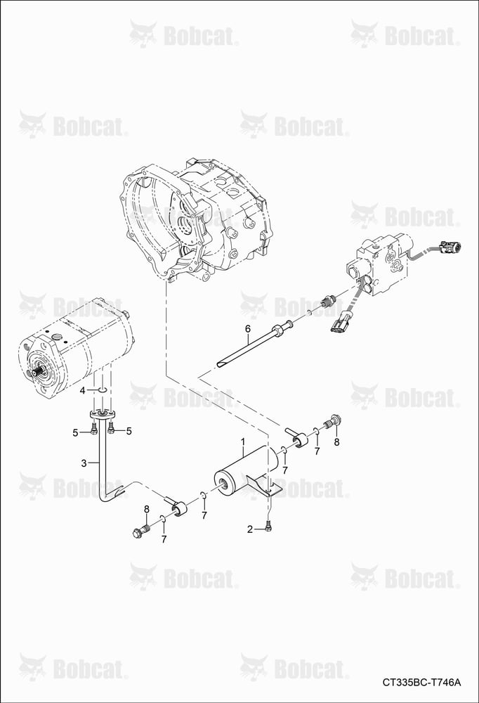 PTO Hydraulic Tube Group