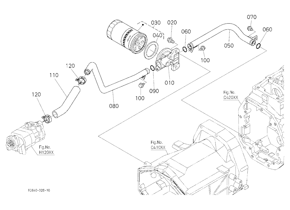 Hydraulic Oil Line (Inlet)