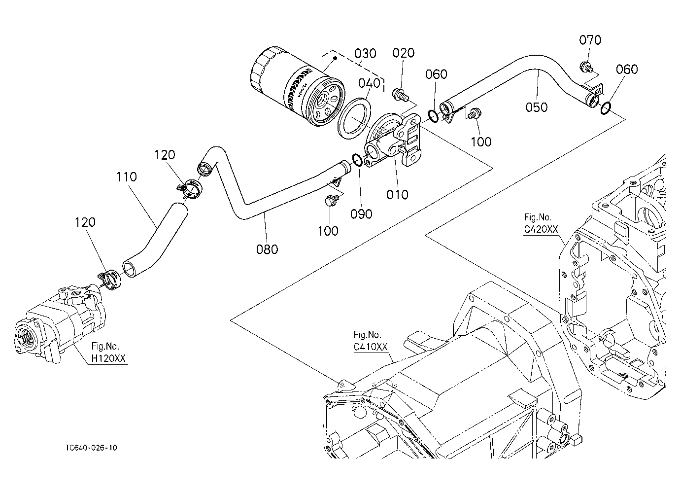 Hydraulic Oil Line (Inlet)