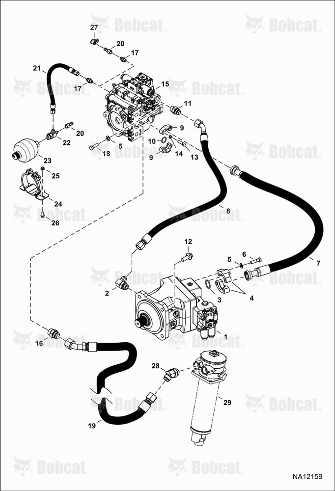 Hydrostatic Circuitry (Pump & Motor)