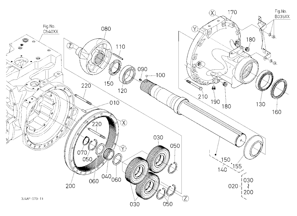 Rear Axle [Bar Type Axle]