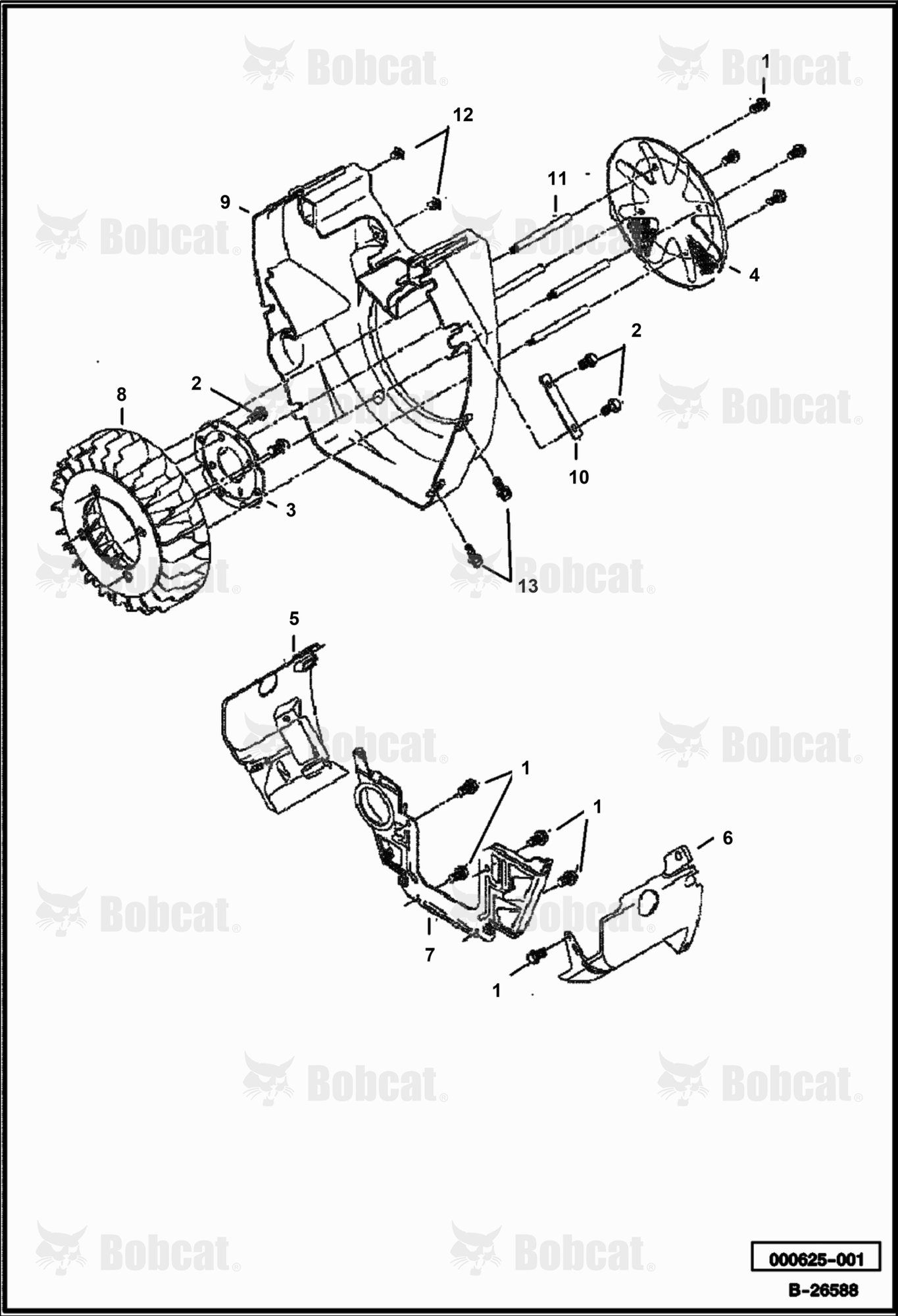 Shrouds and Brackets (KAWASAKI ENGINE)