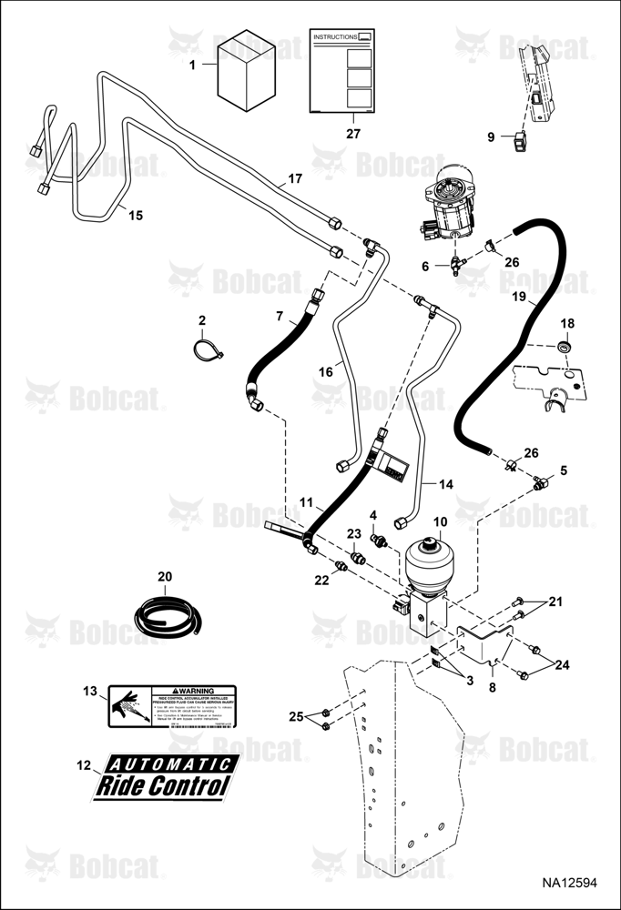 Ride Control Kit  B2L511227 & Above