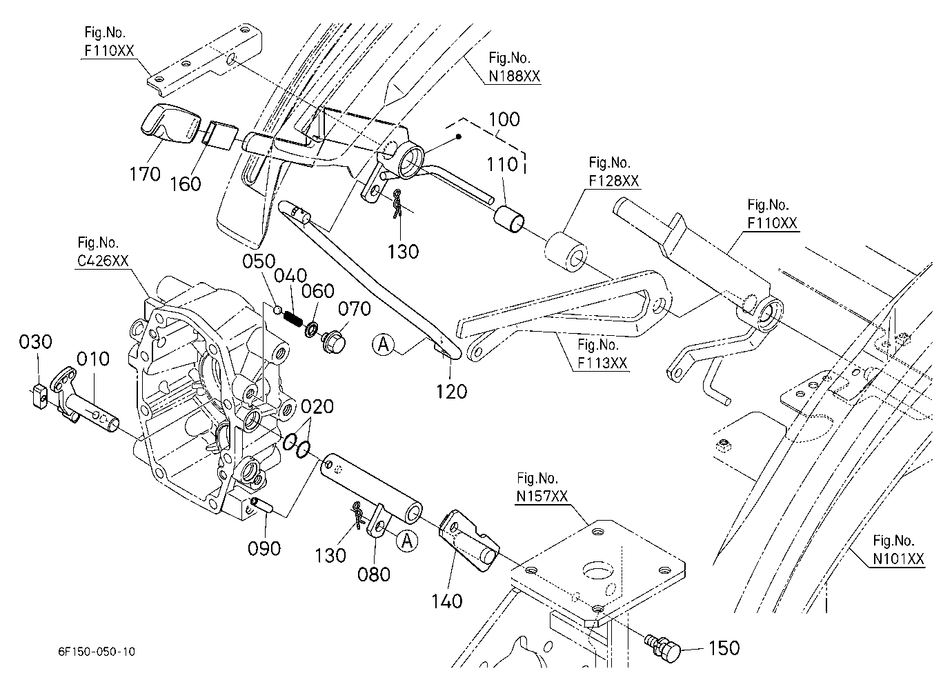 Pto Gear Shift Lever [Ca]