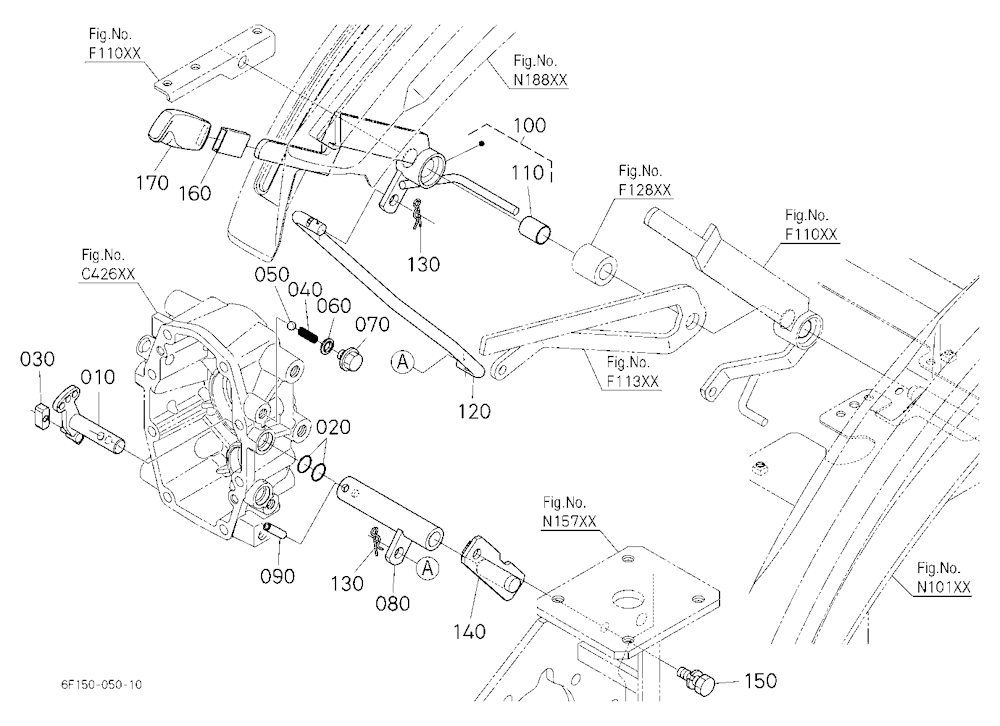 Pto Gear Shift Lever