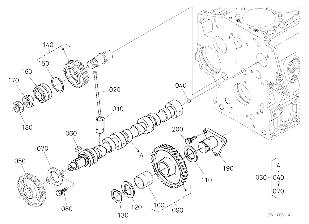 Camshaft And Idle Gear Shaft