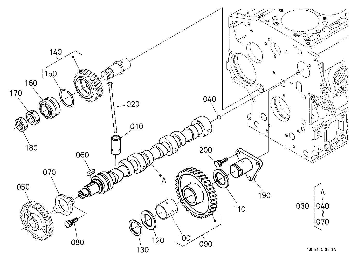 Camshaft And Idle Gear Shaft