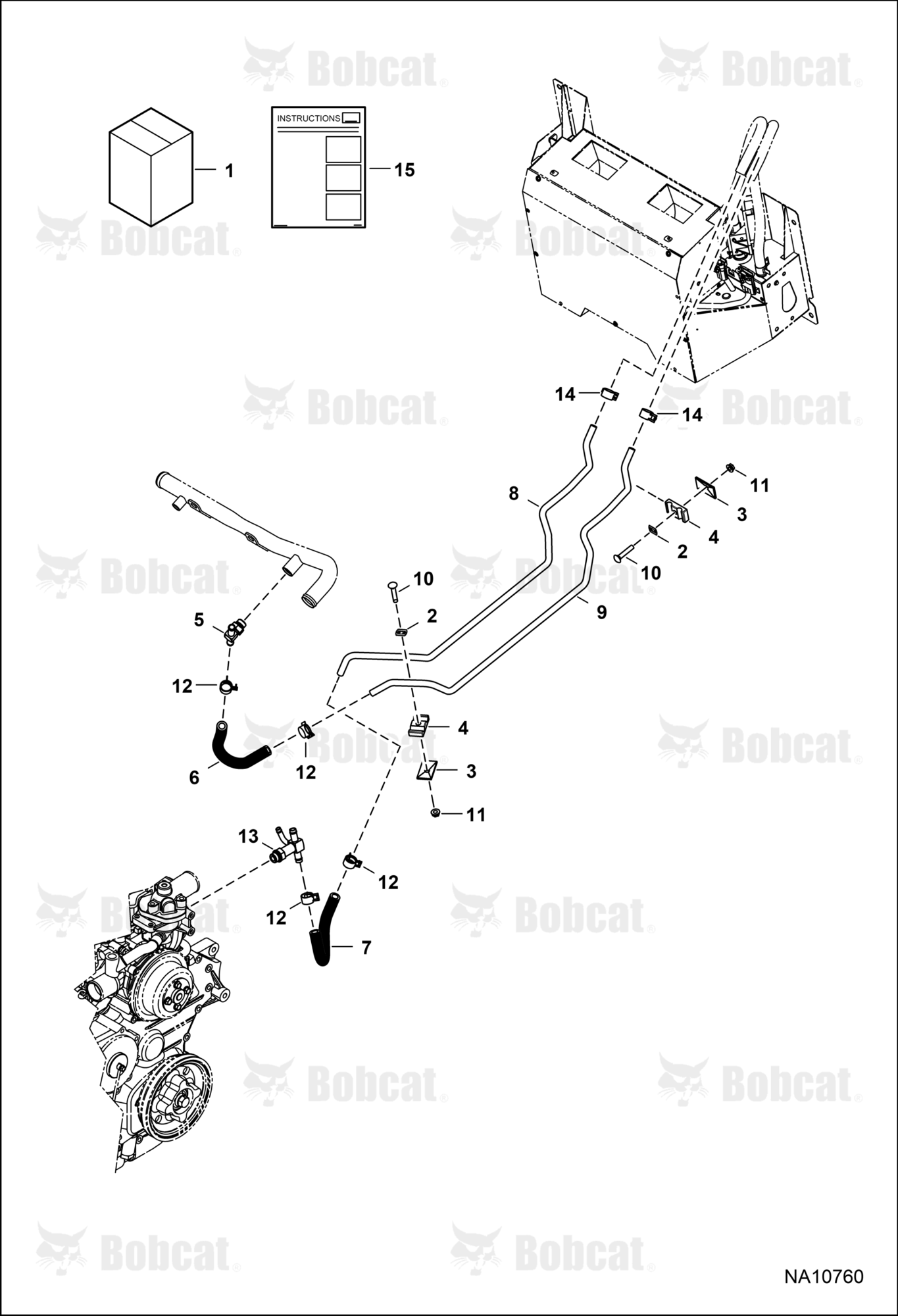 Heater & A/C (Heater Plumbing Kit)