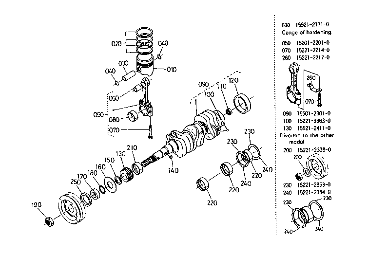 Piston And Crankshaft