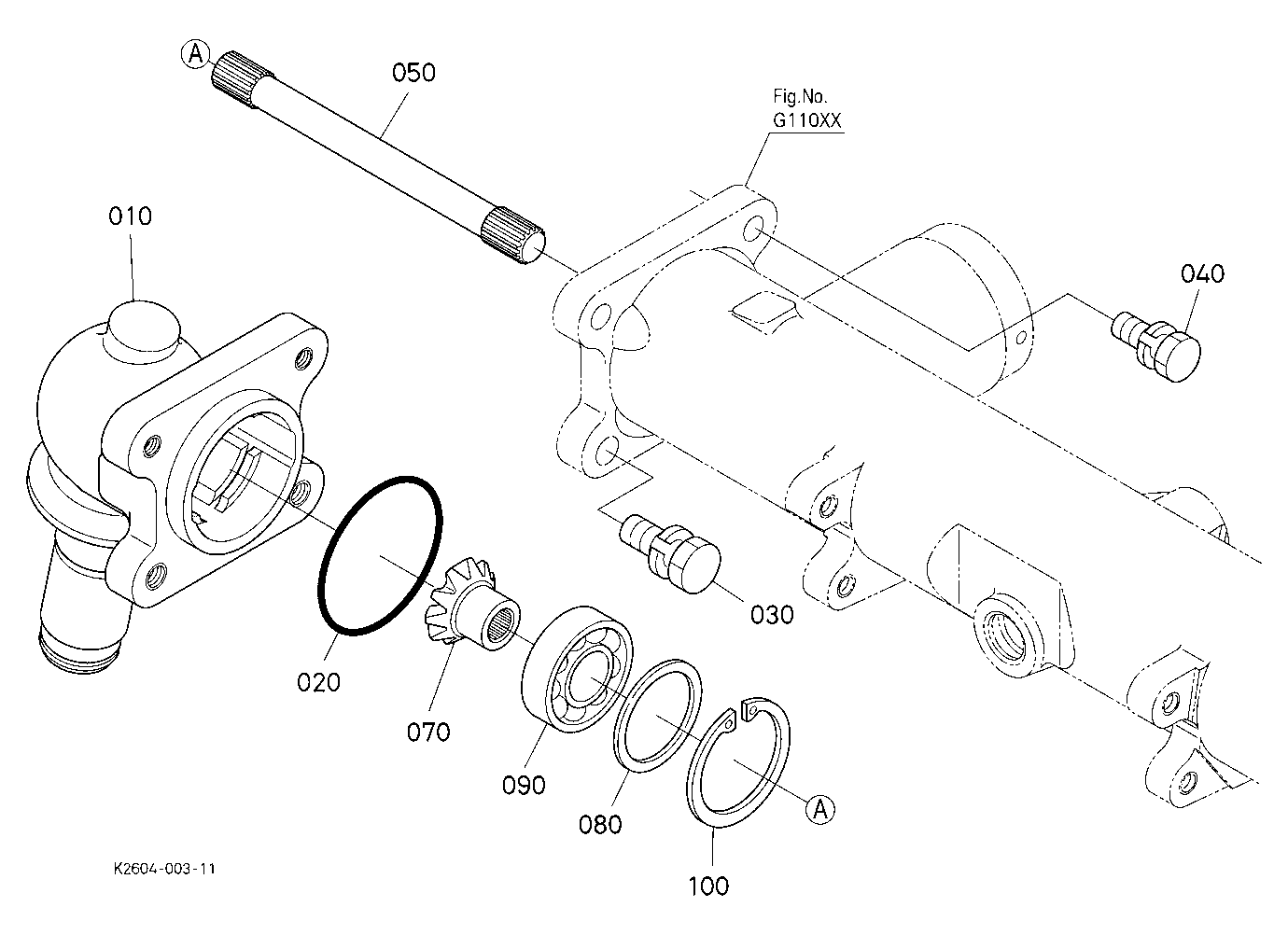 Bevel Gear Rh