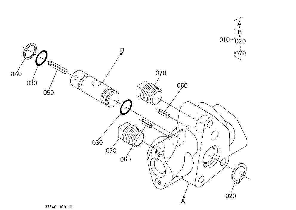 Hydraulic Outlet Block [Component Parts]