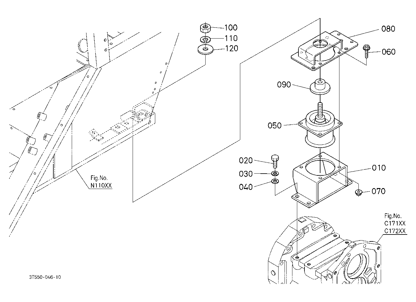 Cab Bracket Rear