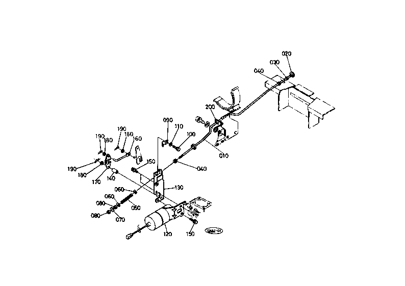 Engine Stop Rod