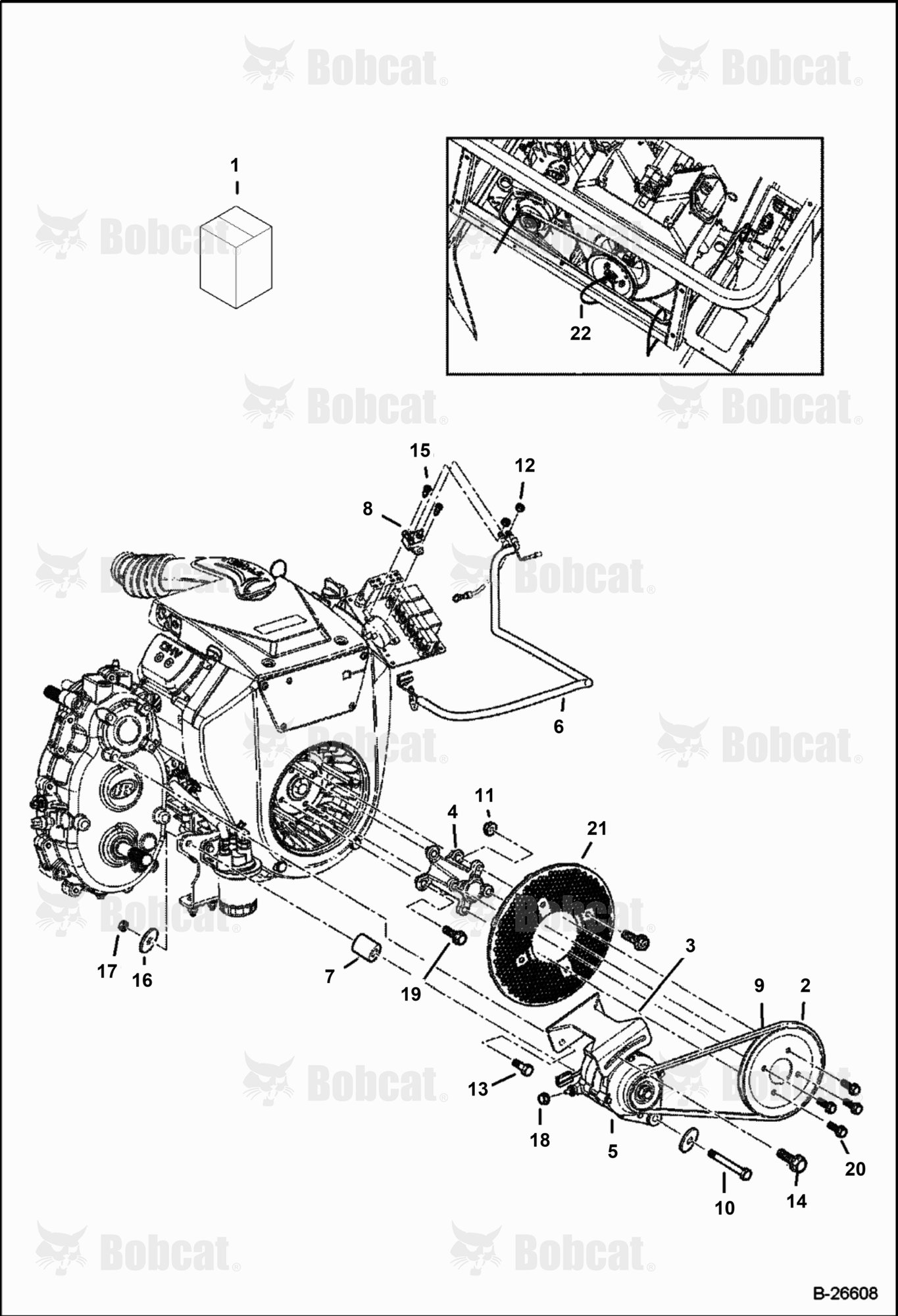 50 AMP Alternator Kit (Kawasaki engine)