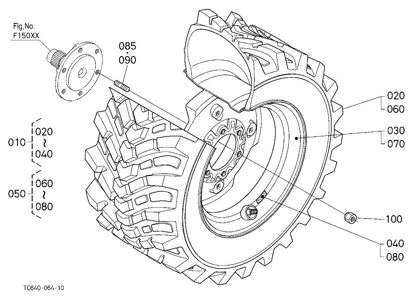 Front Wheel (300/70R16.5)