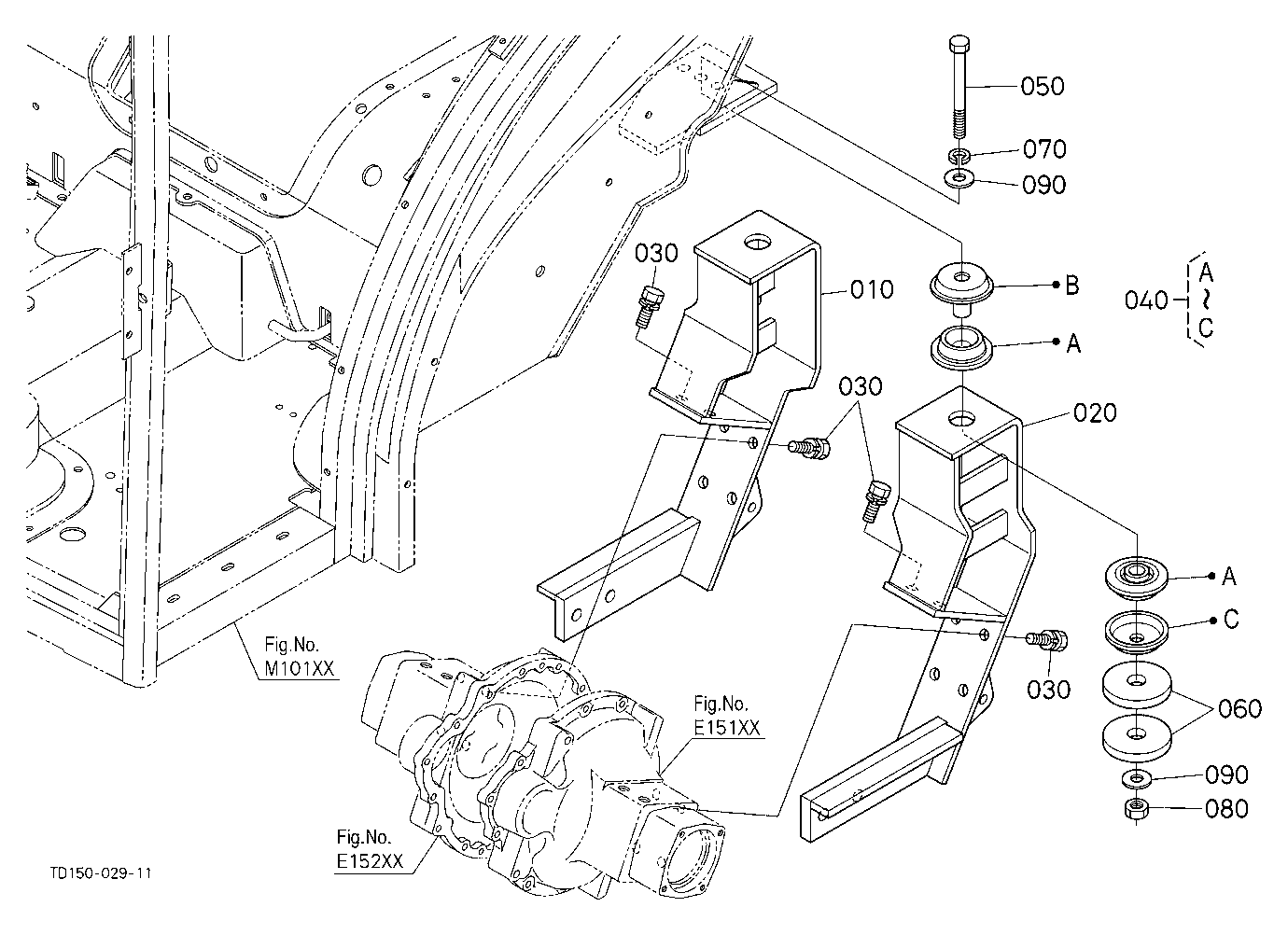 Cab Bracket Rear