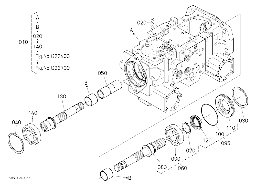 Hst Pump (Shaft) [Component Parts]