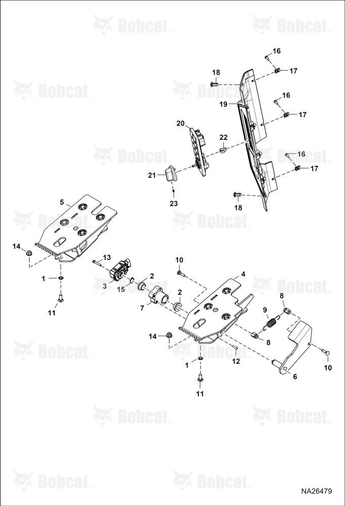 Engine Speed Control (SJC Controls) (W/Foot Throttle) (Formed Pedal)