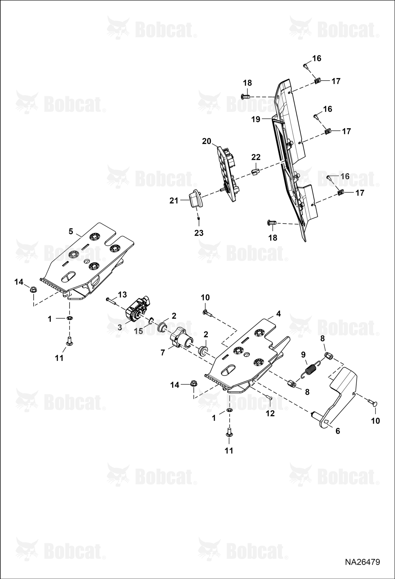 Engine Speed Control (SJC Controls) (W/Foot Throttle) (Formed Pedal)