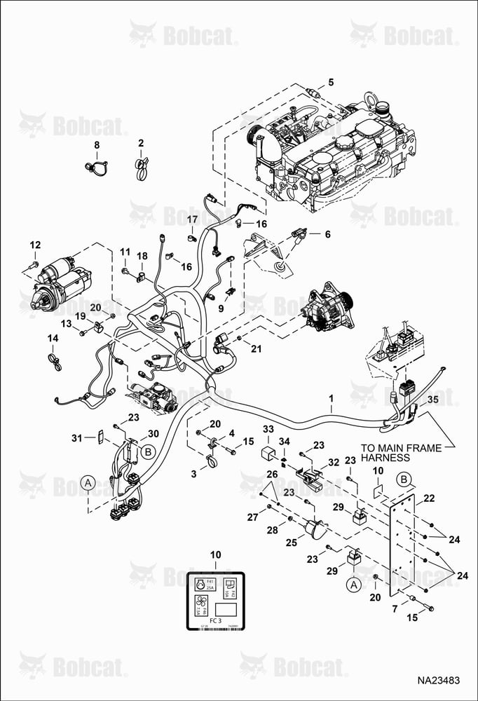 Engine Electrical Circuitry (Harness)